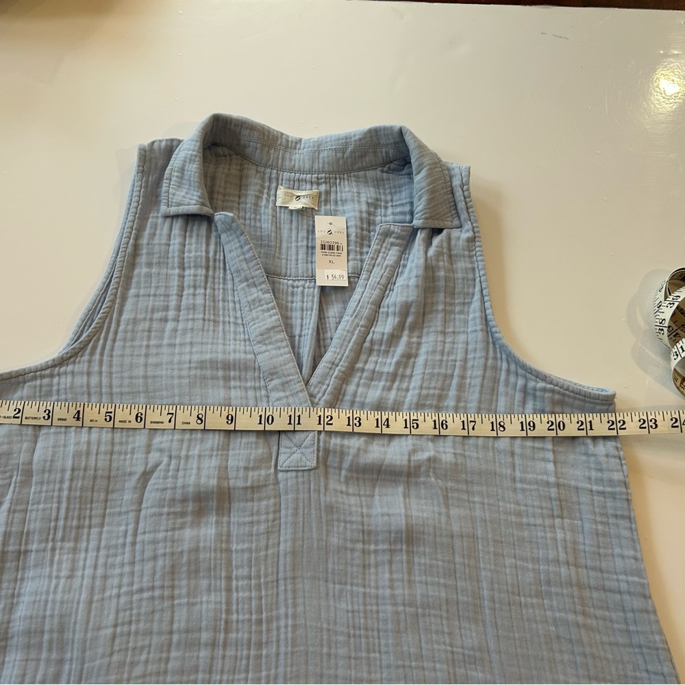 Lou &  Grey Cotton Summer Dress NWT - Picture 7 of 9